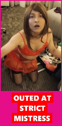 SissyHypnoFag exposed at Strict Mistress